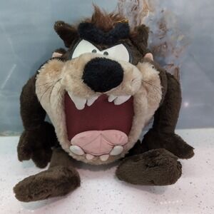 Ace Novelty Looney Tunes Tasmanian Devil Taz Plush Stuffed Toy 13 Inch Vintage